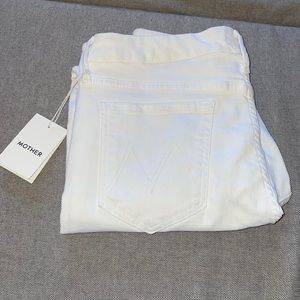 Mother Denim The Looker Crop-The Fairest of them all White color